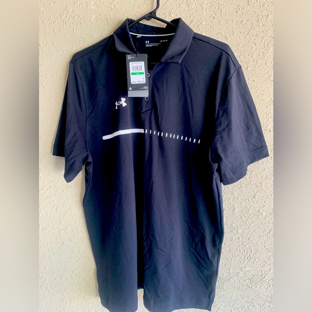 New UnderArmor dri-fit polo